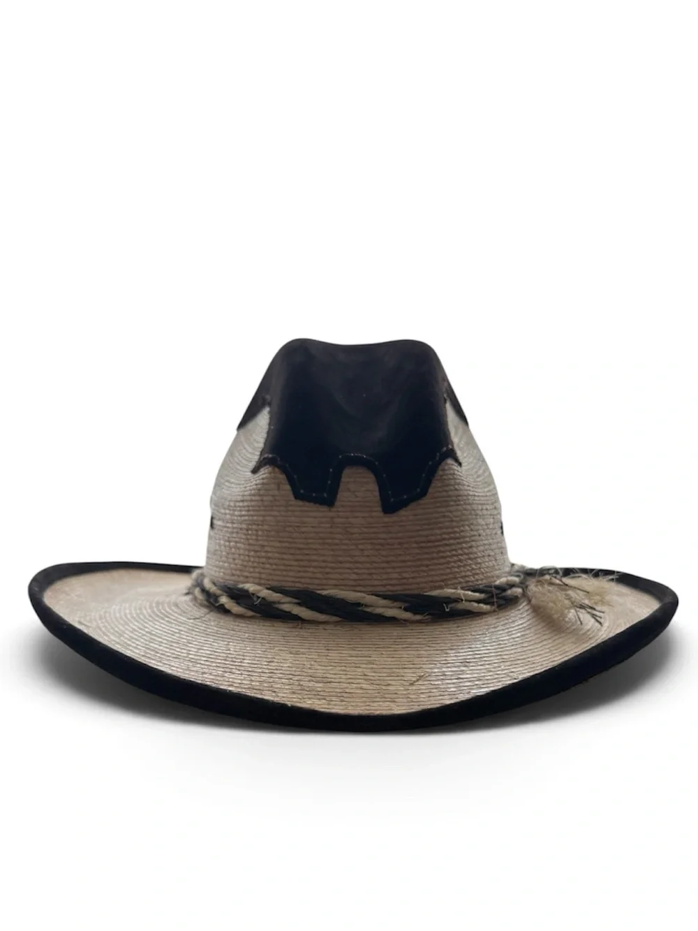 NWOT baby handmade palm-leaf cowboy western hat